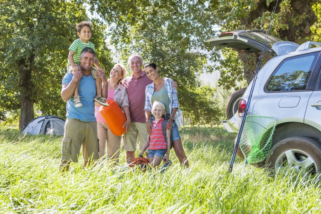 Over landing and off-roading with the family image