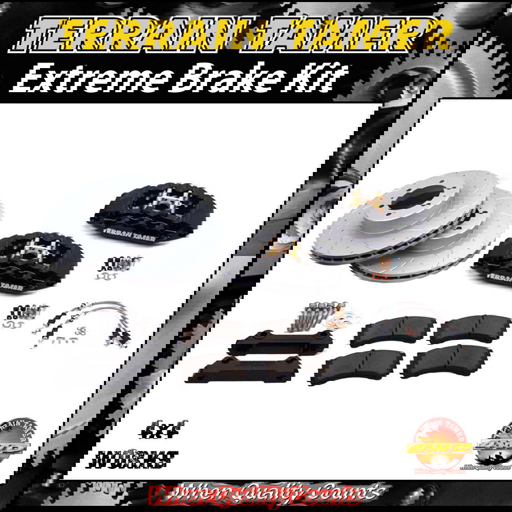 Big brake upgrade kit with calipers, discs, pads