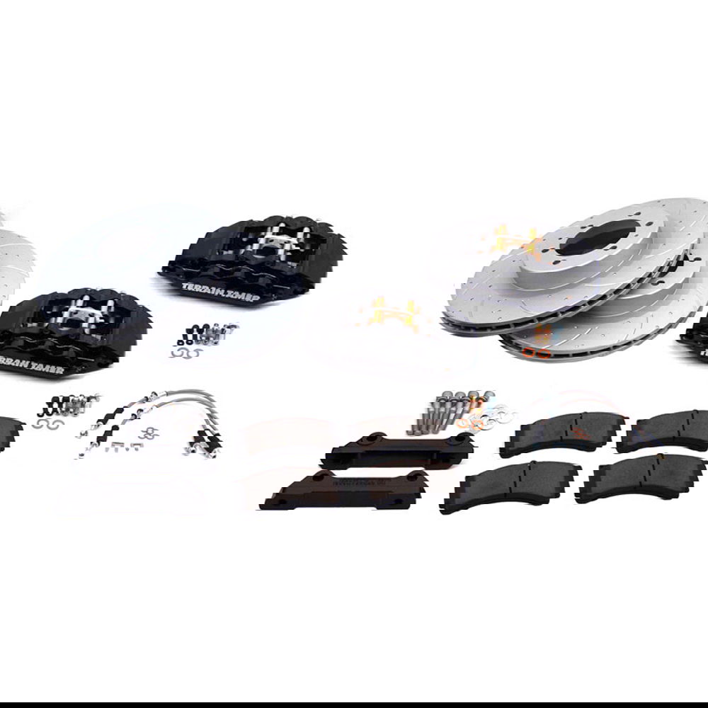 Big brake upgrade kit with calipers, discs, pads