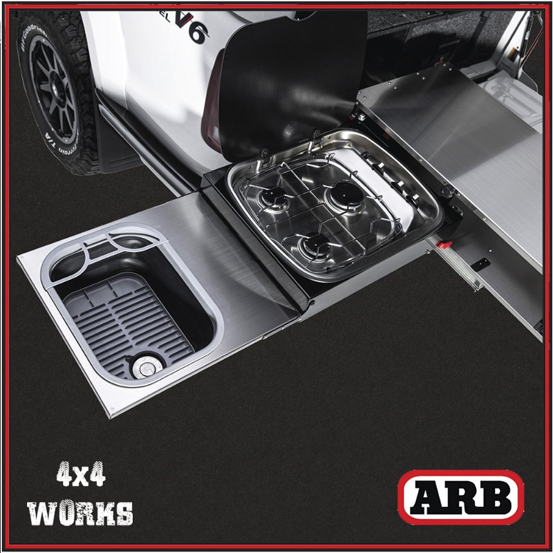 ARB Slide Kitchen Ford Ranger PX1 PX2 PX3 2011-22 Roller Drawer Complete  Module - 4x4 Works
