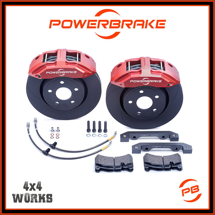 Powerbrake X-Line 4x4 Big Brake Kit (STAGE 2) – Asheville Vehicle Outfitters