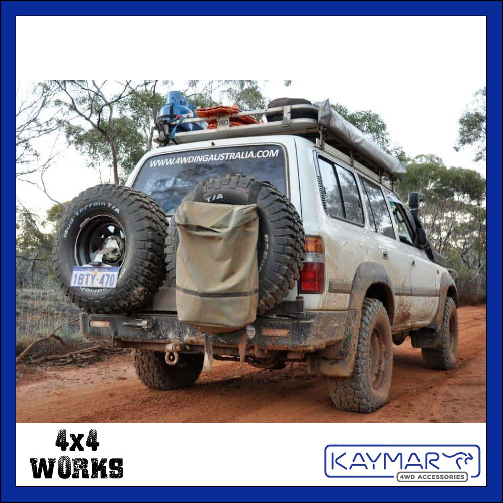 4x4 rear wheel carrier protection bumper bar