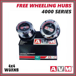 Pair of AVM 4x4 free-wheeling hubs