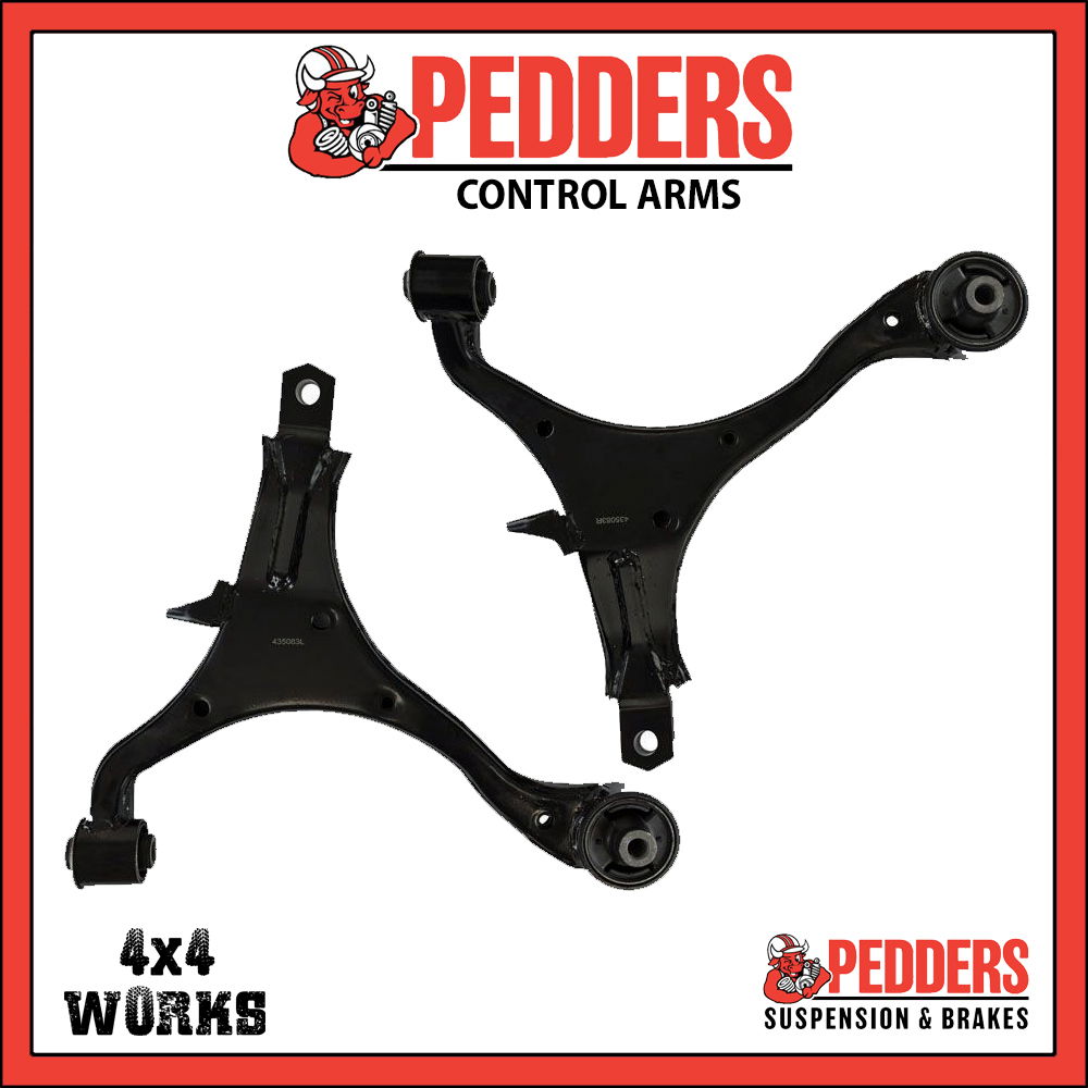 Pair of suspension control arms wishbones