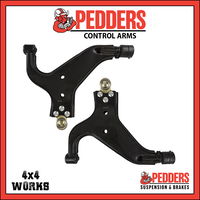 Pair of suspension control arms wishbones
