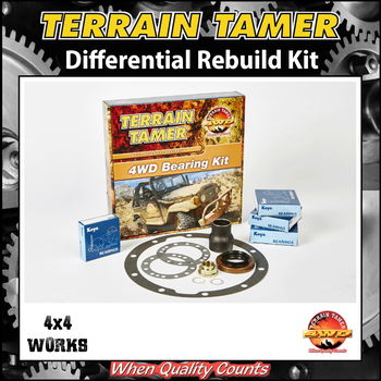4x4 differential rebuild kit with bearings, seals, gaskets
