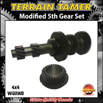 Custom ratio modified fifth gear transmission kit