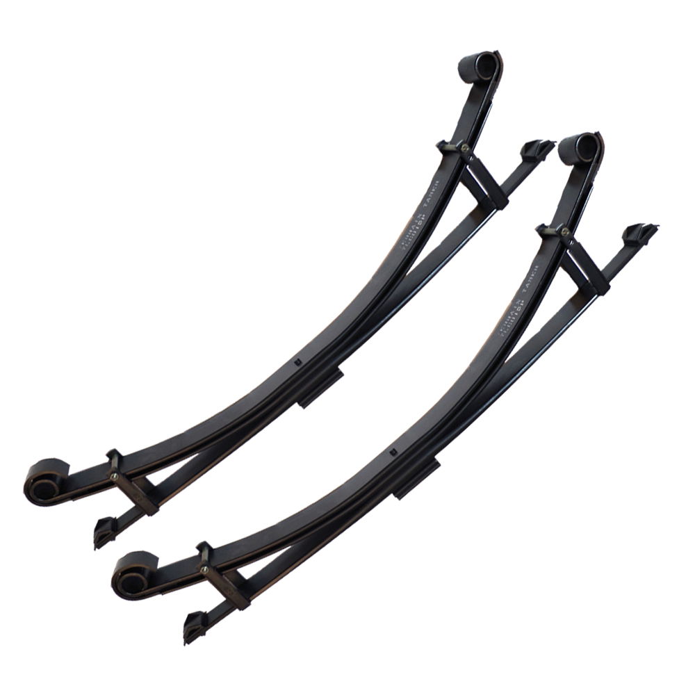 Pair of Terrain Tamer parabolic leaf springs for 4x4 models