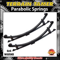Pair of Terrain Tamer parabolic leaf springs for 4x4 models