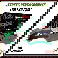 Street Survival performance green brake pads, low dust
