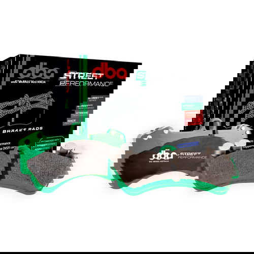 Street Survival performance green brake pads, low dust