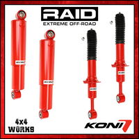 Set of 75mm diameter heavy duty shocks and dampers