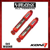 Set of heavy duty ride adjustable shocks and dampers for 4x4 models