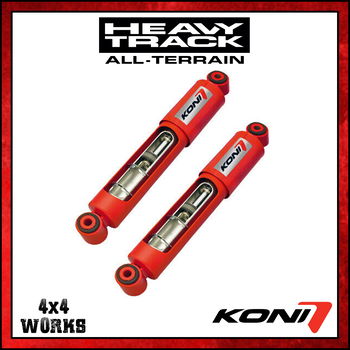 Set of heavy duty ride adjustable shocks and dampers for 4x4 models
