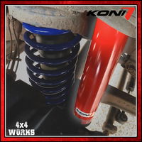 Set of heavy duty ride adjustable shocks and dampers for 4x4 models