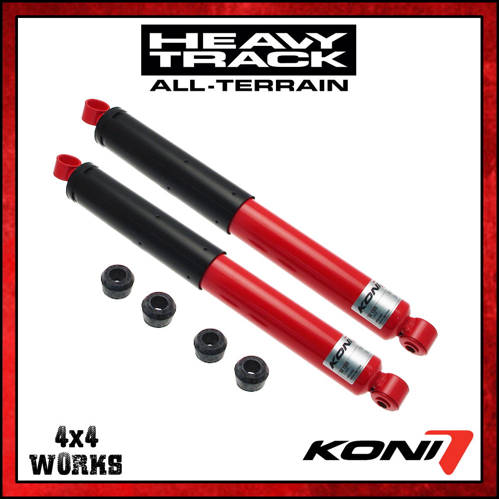Set of heavy duty ride adjustable shocks and dampers for 4x4 models