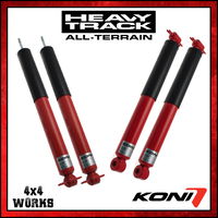 Set of heavy duty ride adjustable shocks and dampers for 4x4 models