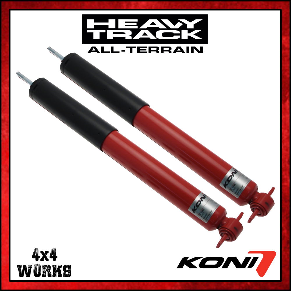Set of heavy duty ride adjustable shocks and dampers for 4x4 models