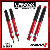 Set of heavy duty ride adjustable shocks and dampers for 4x4 models