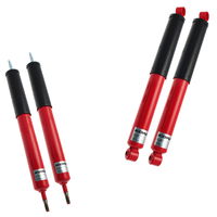 Set of heavy duty ride adjustable shocks and dampers for 4x4 models