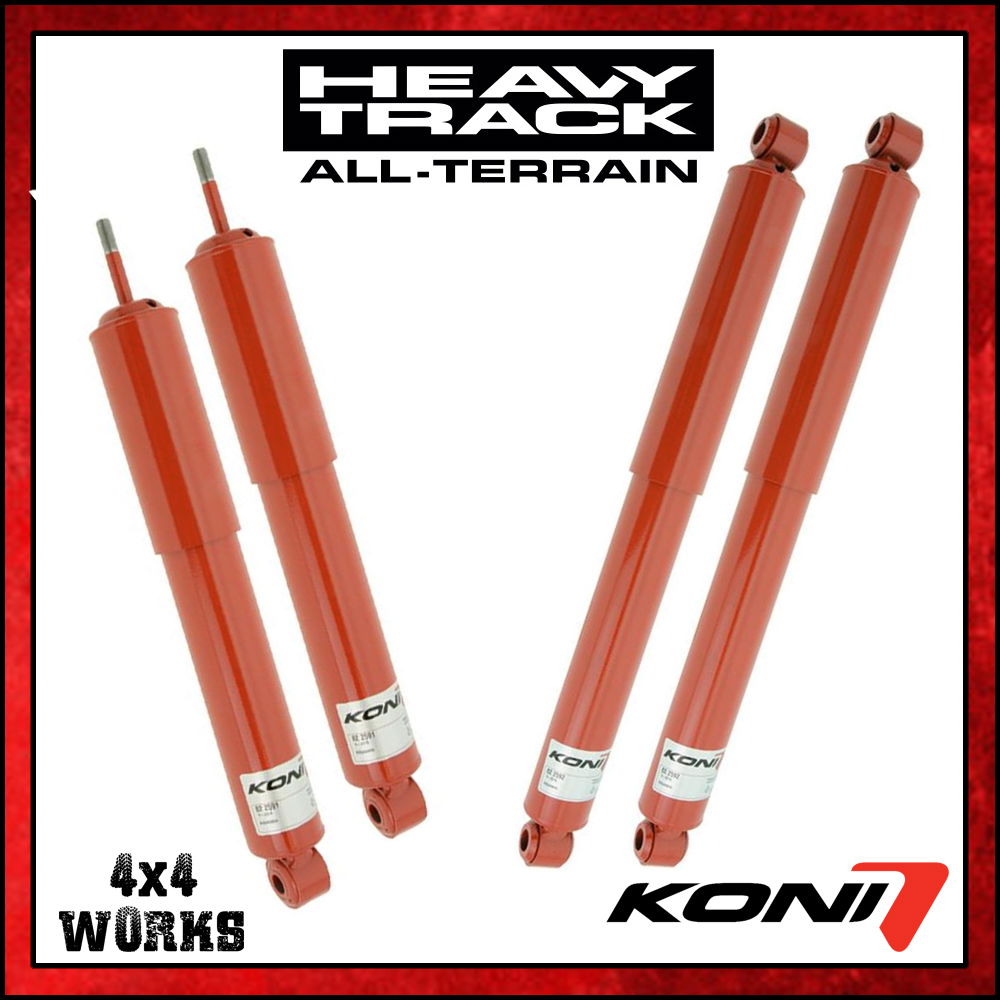 Koni Heavy Track Raid Dampers Suzuki Jimny JB23 JB33 JB43 JB53 1998-18  Adjustable Shock Absorbers Front Rear Pair Set of 4 - 4x4 Works