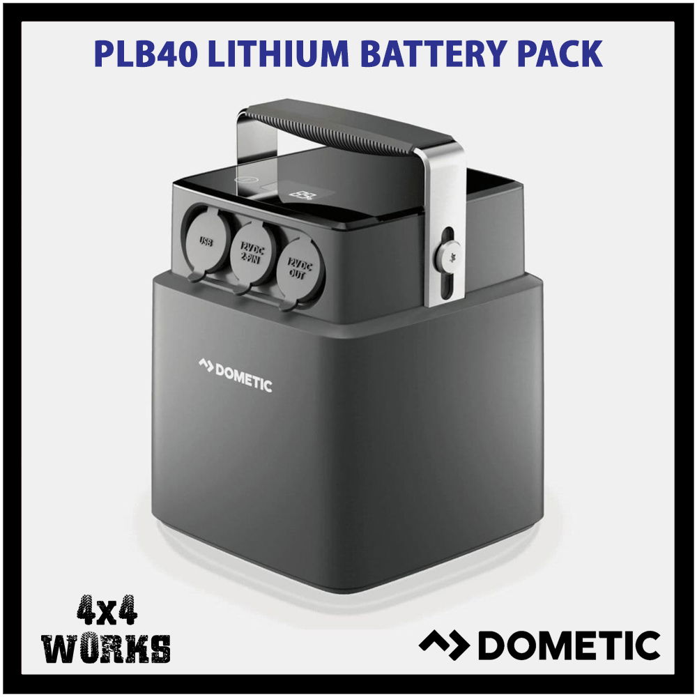 Lithium portable battery pack for fridge freezers, black