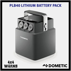 Lithium portable battery pack for fridge freezers, black