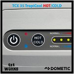 DOMETIC TropiCool TCX 35 Portable Electric Cooling Box, 33L, 12/24V & 230V,  Mini Fridge for Car, Truck, Boat, RV & Outlets : : Automotive