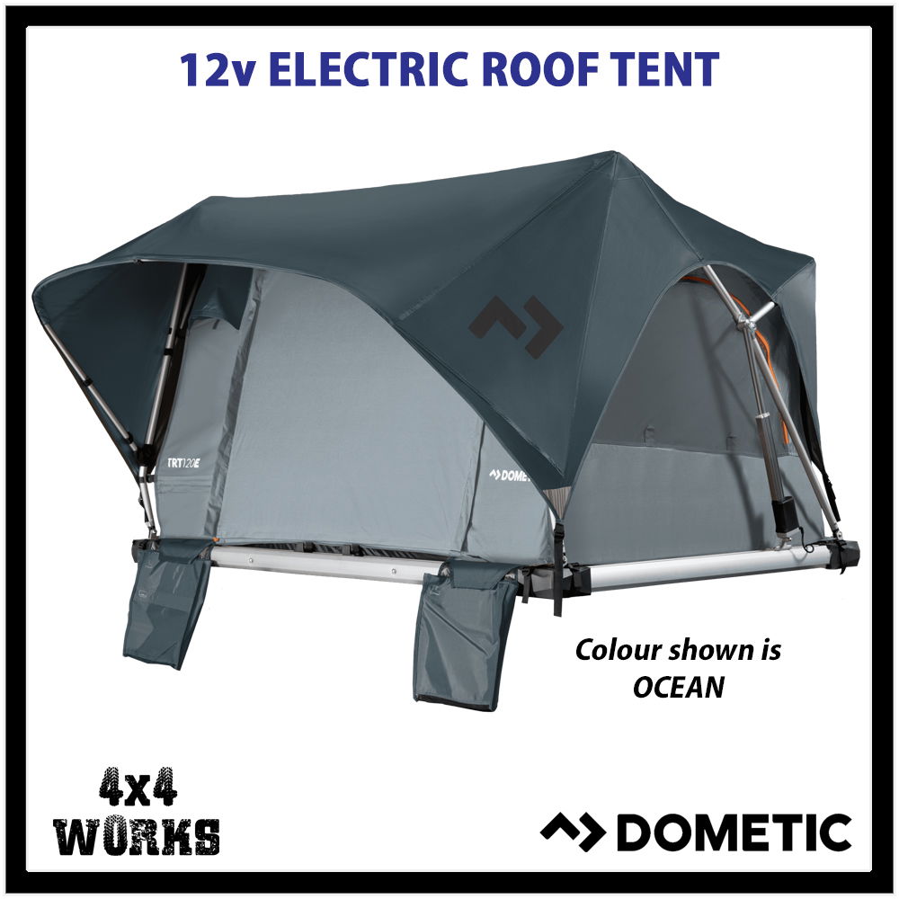 Electric roof outlet tent