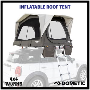 Dometic roof top folding tent with ladder