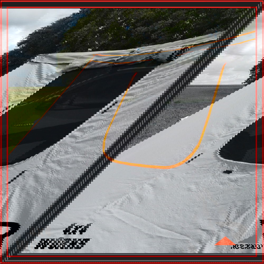 270 degree batwing wrap around awning