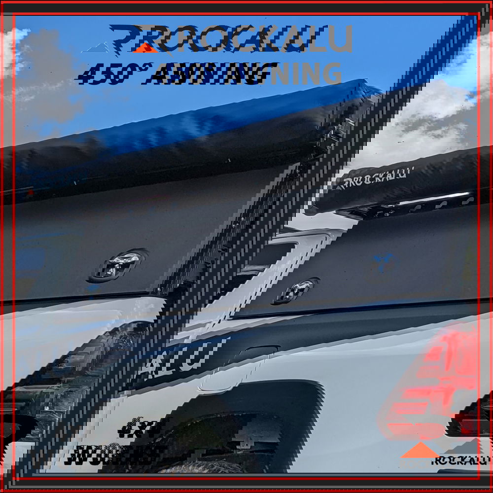 270 degree batwing wrap around awning
