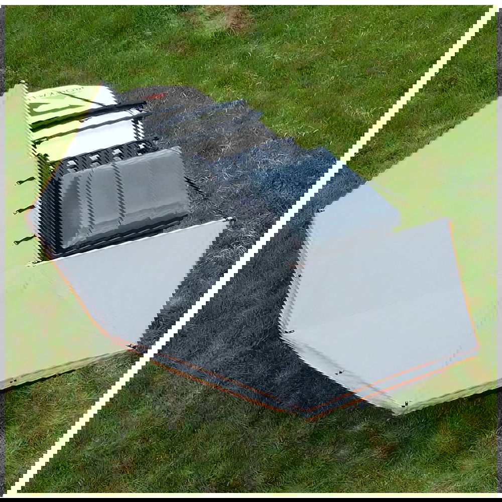 270 degree batwing wrap around awning