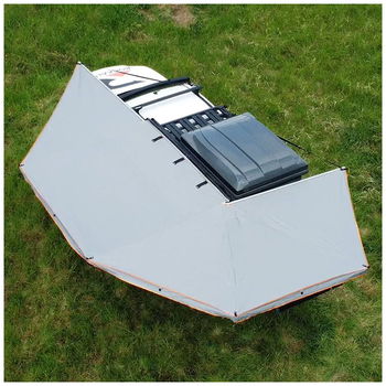 270 degree batwing wrap around awning