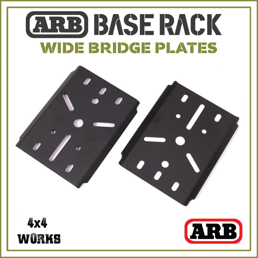 ARB modular aluminium alloy roof rack system with multiple accessories and brackets