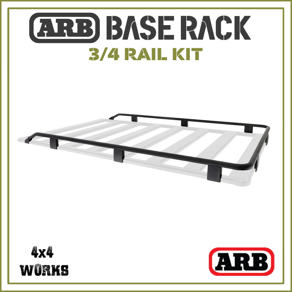 Roof Rack Guard Rail Front 3/4 Rail Kit 1255mm x 1285mm