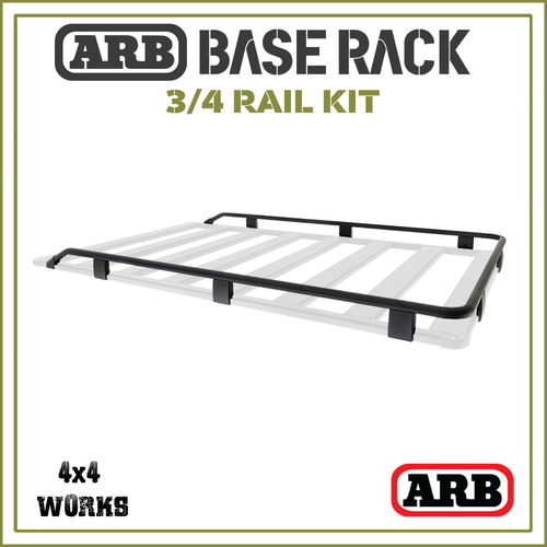 Roof Rack Guard Rail Front 3/4 Rail Kit 1255mm x 1285mm