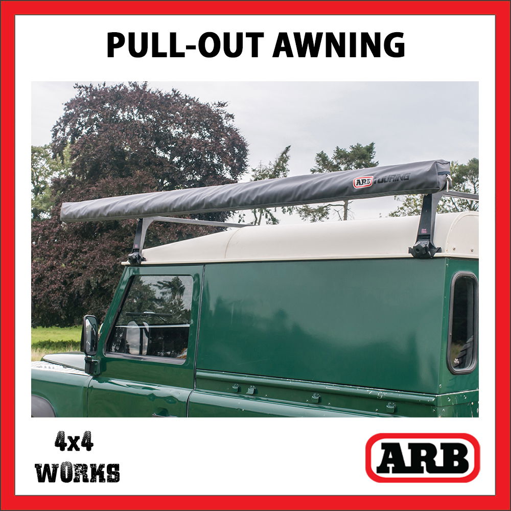 4x4 Pull-Out 4x4 Awning with Optional LED Lighting 2000x2500mm