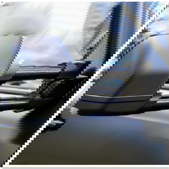 Next Gen towing mirrors for caravans, boats, trailers, black pair