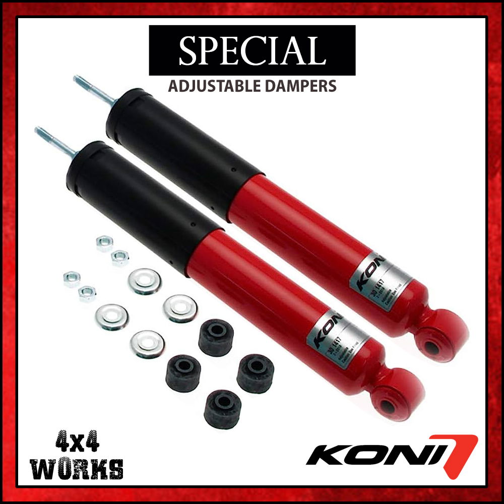 Set of ride adjustable shock absorbers, struts and dampers