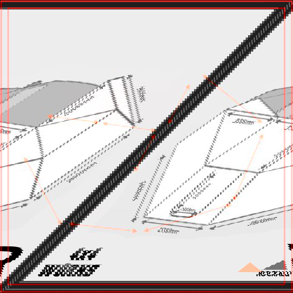 270 degree batwing wrap around awning