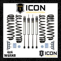 Icon suspension kit with shocks, springs, control arms and other options
