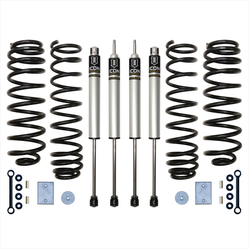 Icon suspension kit with shocks, springs, control arms and other options