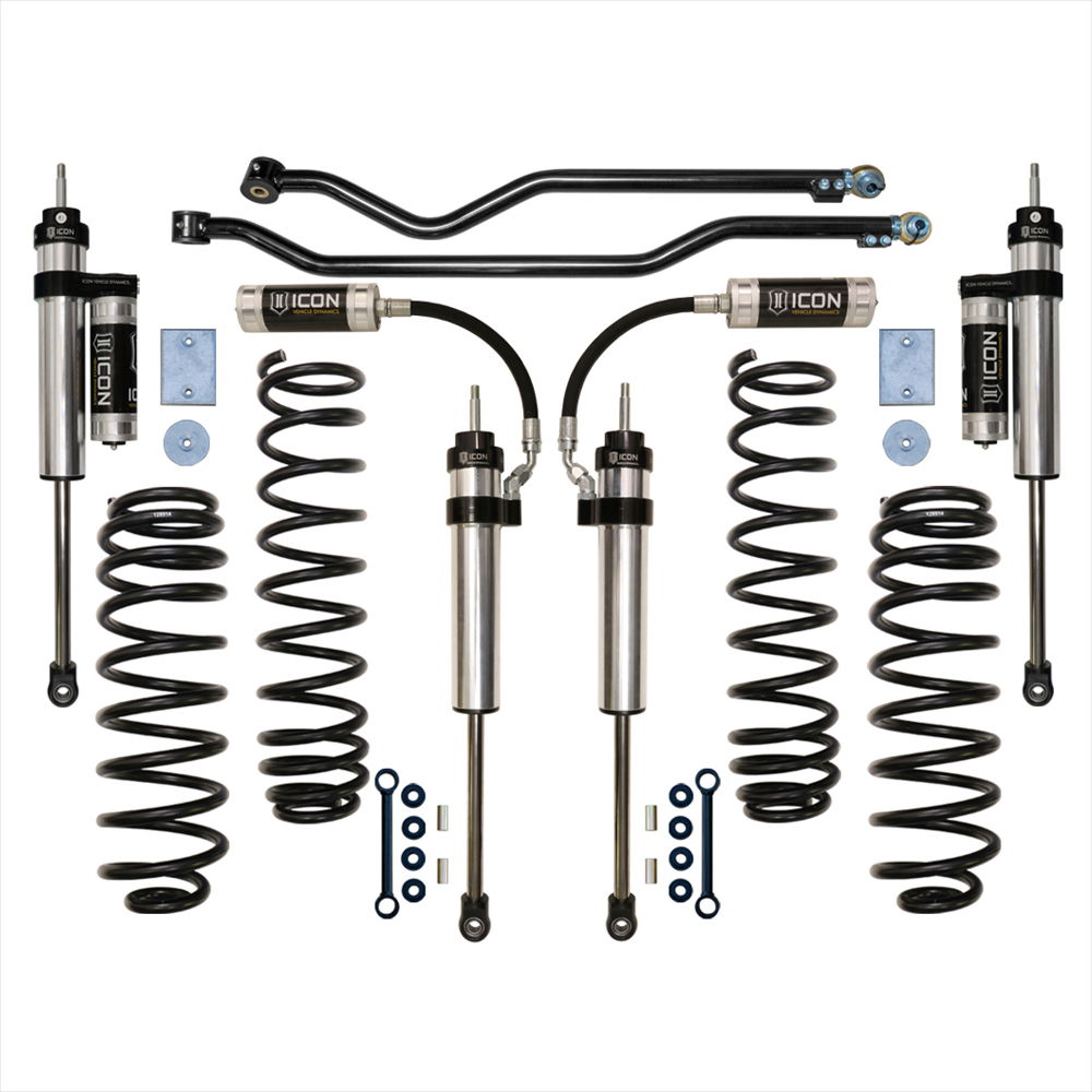 Icon suspension kit with shocks, springs, control arms and other options