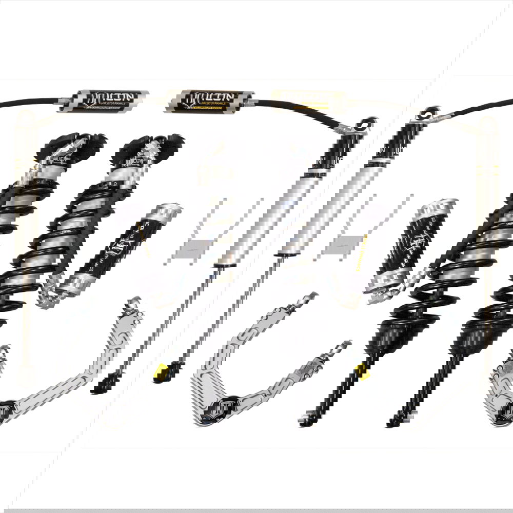 Icon suspension kit with shocks, springs, control arms and other options