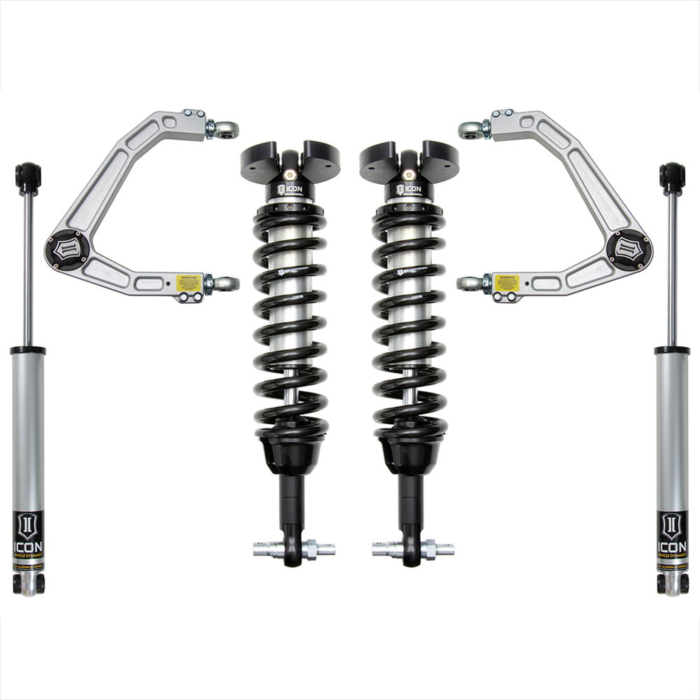 Icon suspension kit with shocks, springs, control arms and other options