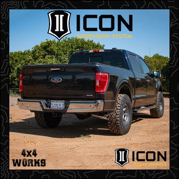 Icon suspension kit with shocks, springs, control arms and other options