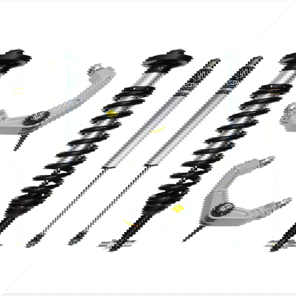 Icon suspension kit with shocks, springs, control arms and other options