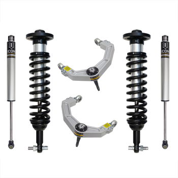 Icon suspension kit with shocks, springs, control arms and other options