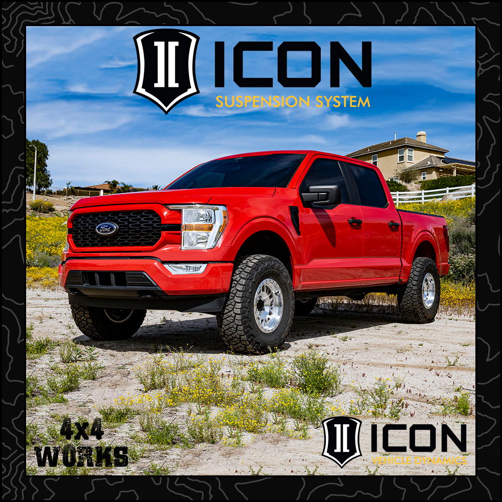 Icon Suspension System Ford F Series F 150 4wd 2021 On Stage 2 Lift Kit 0 To 275 4wd 4x4 Works 2240